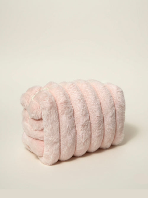 Fur Pouch - Powder Pink