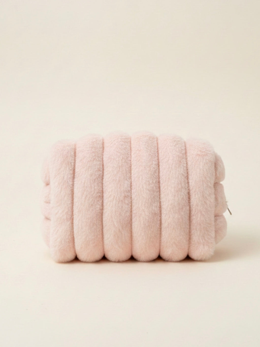 Fur Pouch - Powder Pink